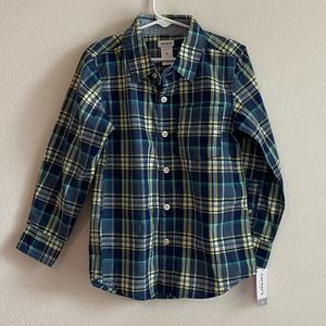 NWT Carter’s Button Down Collar Shirt​